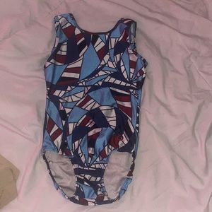 Plum gymnastics leotard